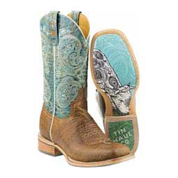 Yee-Haw 11-in Cowgirl Boots Tin Haul